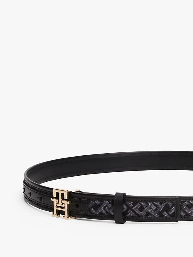 Monogram-Buckle Jacquard Belt Monogram-Buckle Jacquard Belt
