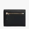 Monogram Clasp Pebbled Trifold Wallet