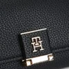 Monogram Clasp Pebbled Trifold Wallet