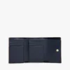 Monogram Clasp Pebbled Trifold Wallet