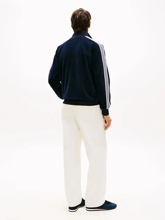 Monogram Crest Velour Track Jacket Monogram Crest Velour Track Jacket