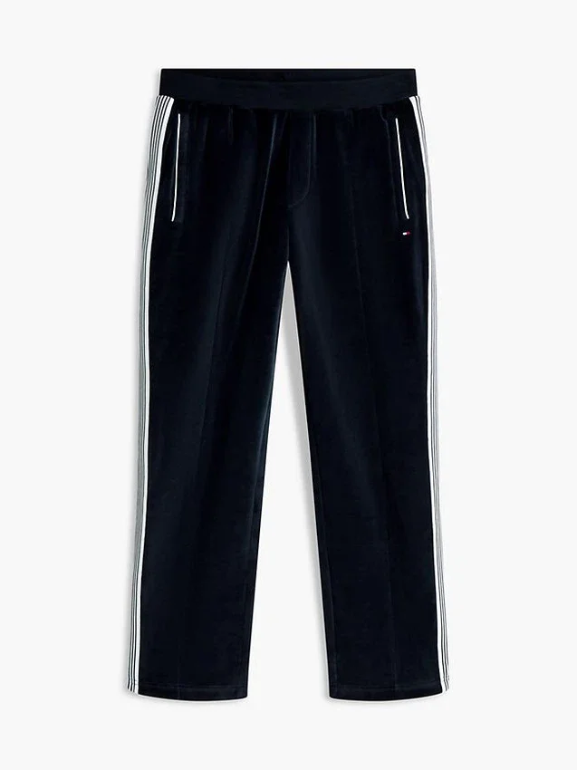 Monogram Crest Velour Track Pant Monogram Crest Velour Track Pant