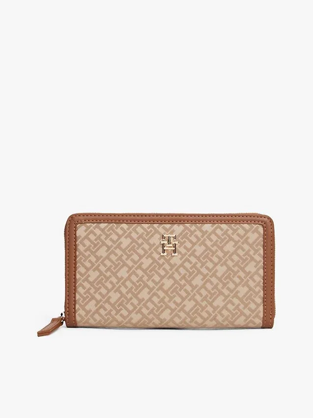 Monogram Jacquard Zip Wallet Monogram Jacquard Zip Wallet