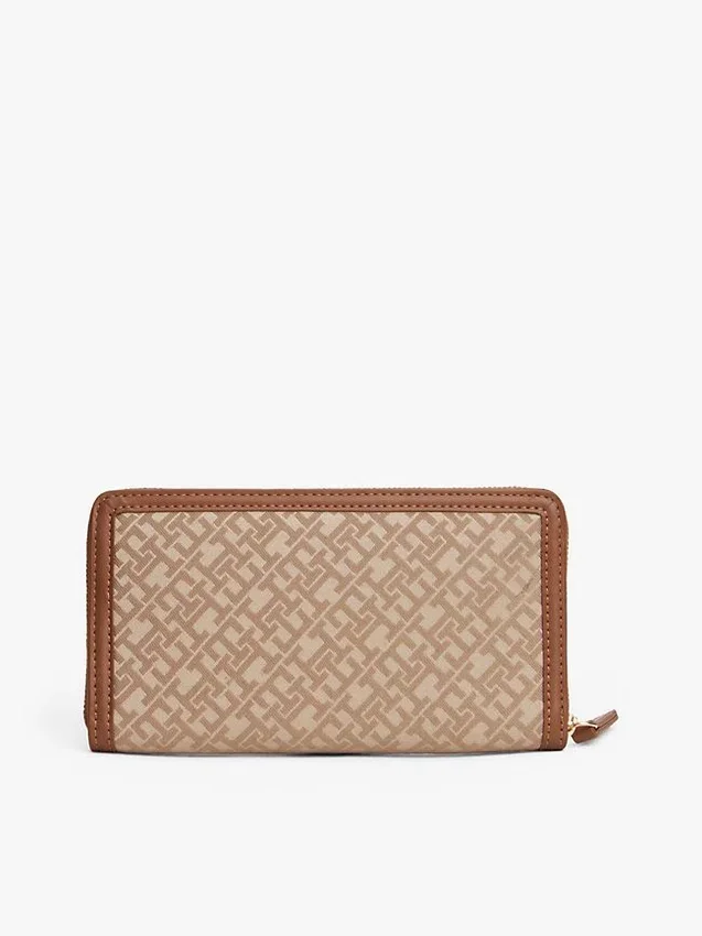 Monogram Jacquard Zip Wallet Monogram Jacquard Zip Wallet