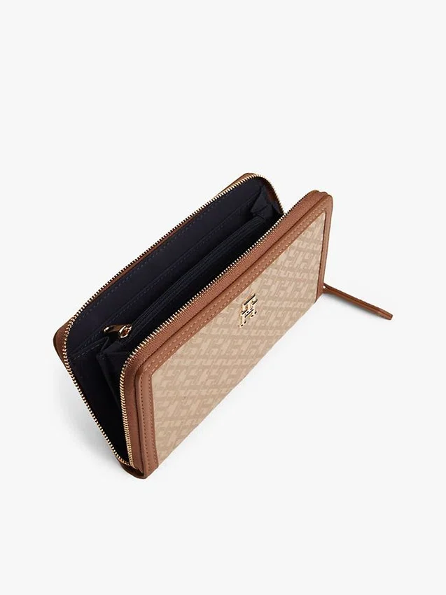Monogram Jacquard Zip Wallet Monogram Jacquard Zip Wallet