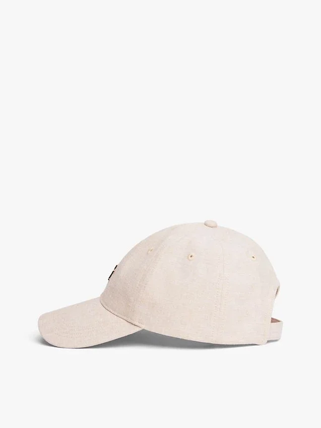 Monogram Logo Linen-Blend Baseball Cap Monogram Logo Linen-Blend Baseball Cap