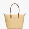 Monogram Logo Raffia Tote Bag Monogram Logo Raffia Tote Bag