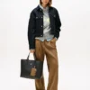 Monogram Logo Satchel Bag Monogram Logo Satchel Bag