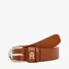Monogram Slim Leather Belt Monogram Slim Leather Belt