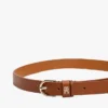 Monogram Slim Leather Belt Monogram Slim Leather Belt