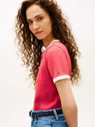 Monotype Logo Ringer T-Shirt