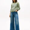 Multi-Stripe Boatneck Sweater Multi-Stripe Boatneck Sweater