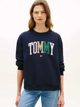 Multicolor Varsity Tommy Logo Sweatshirt