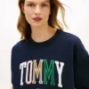 Multicolor Varsity Tommy Logo Sweatshirt Multicolor Varsity Tommy Logo Sweatshirt