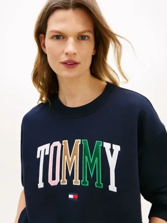 Multicolor Varsity Tommy Logo Sweatshirt