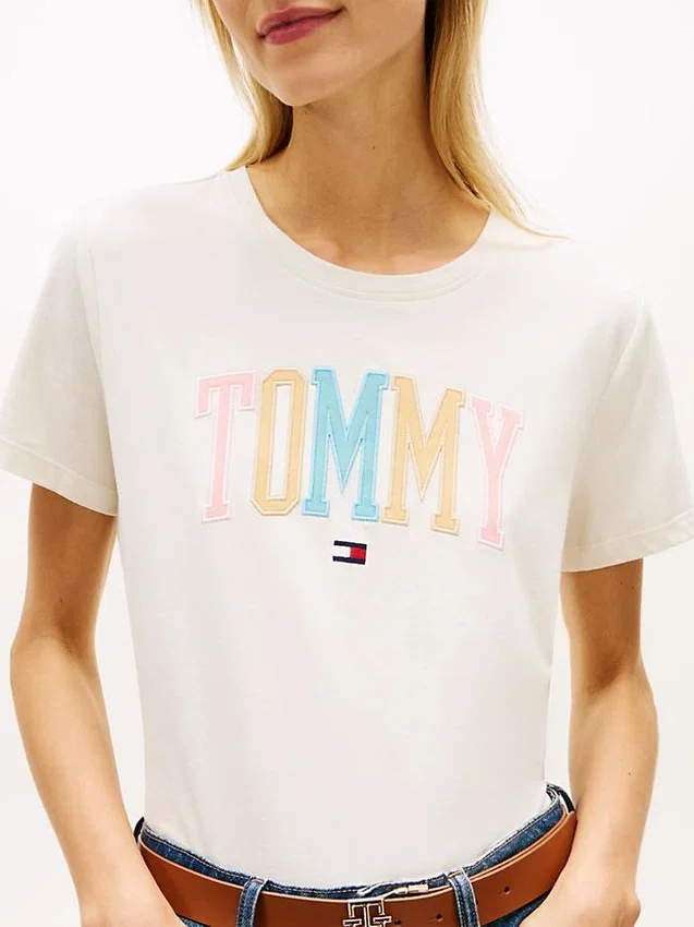 Multicolor Varsity Tommy Logo T-Shirt Multicolor Varsity Tommy Logo T-Shirt