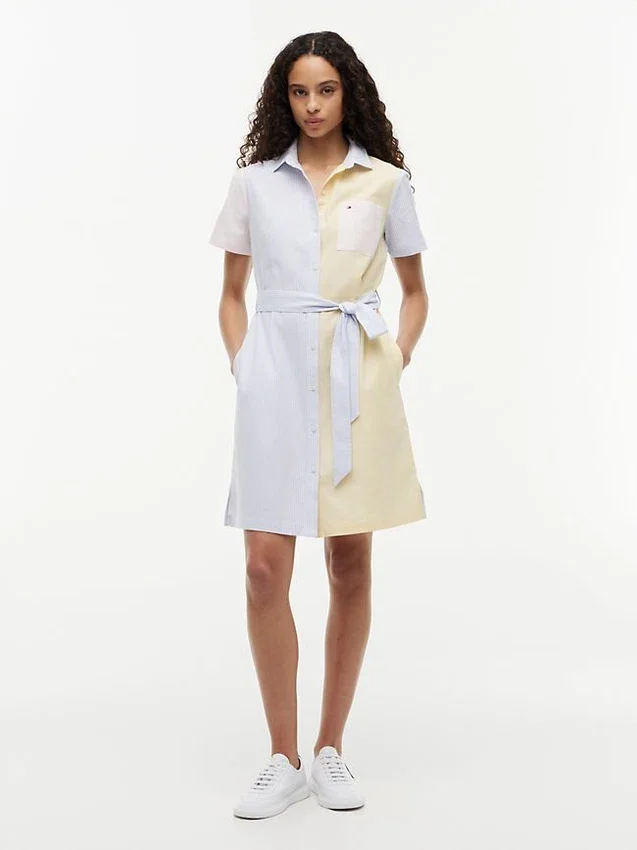 Multistripe Oxford Shirtdress Multistripe Oxford Shirtdress