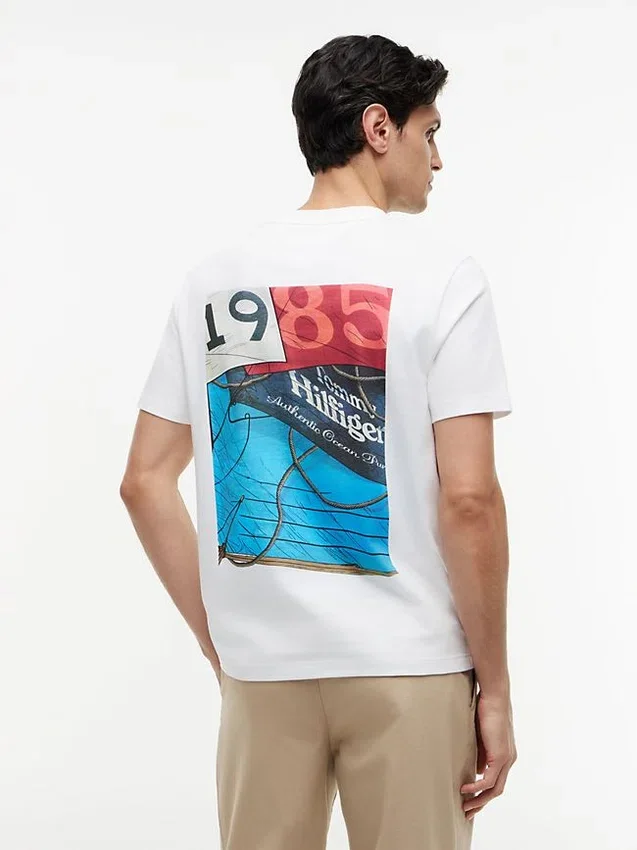 Nautical Back Graphic T-Shirt Nautical Back Graphic T-Shirt