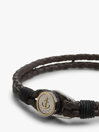 Nautical Braided Leather Bracelet
