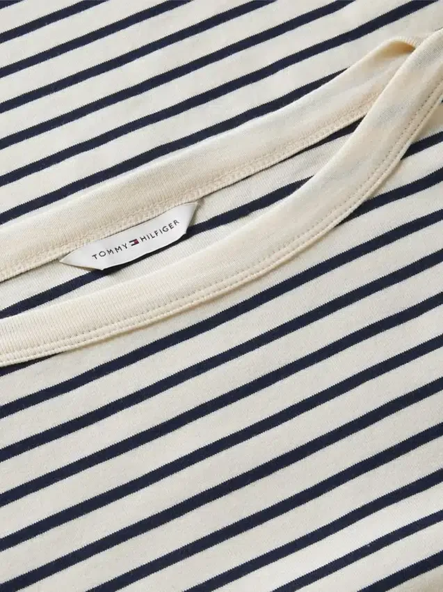 Nautical Gold-Button Boatneck T-Shirt Nautical Gold-Button Boatneck T-Shirt