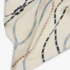 Nautical Rope Print Silk Scarf Nautical Rope Print Silk Scarf