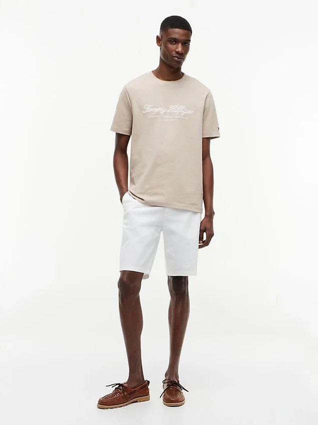 Nautical Script Logo Striped T-Shirt Nautical Script Logo Striped T-Shirt