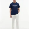 Nautical Script Logo Striped T-Shirt Nautical Script Logo Striped T-Shirt