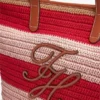 Nautical Striped Crochet Tote Bag Nautical Striped Crochet Tote Bag