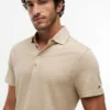 New York Label Cotton-Linen Blend Polo New York Label Cotton-Linen Blend Polo