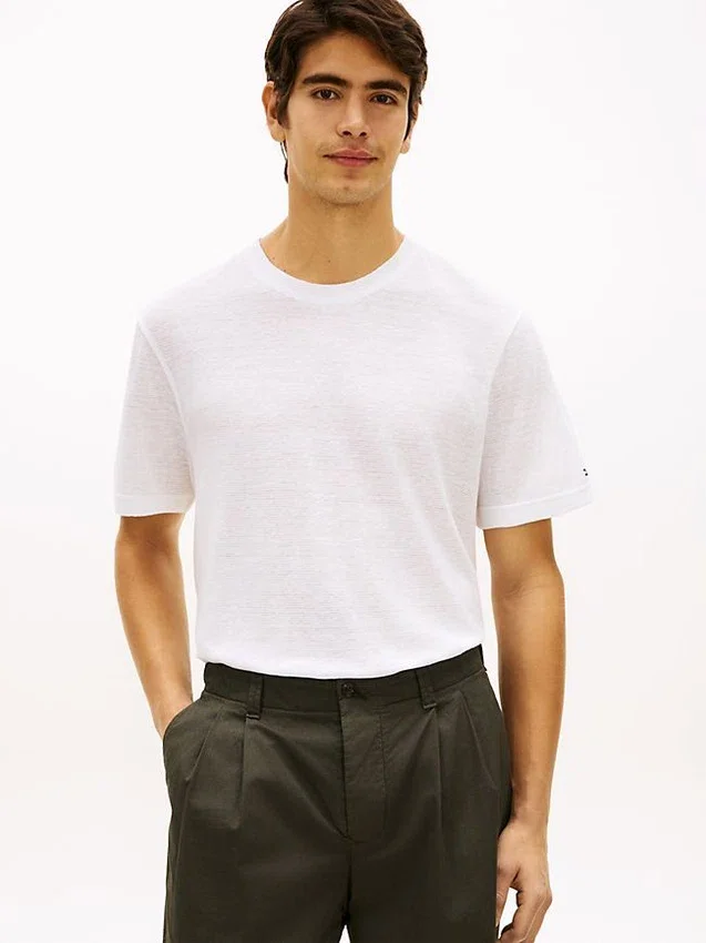 New York Label Cotton-Linen T-Shirt New York Label Cotton-Linen T-Shirt