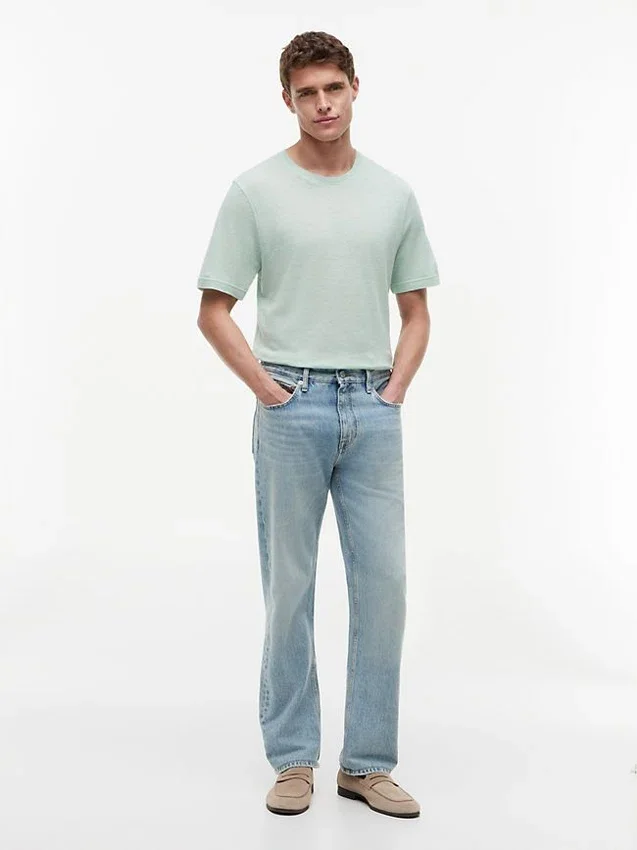 New York Label Cotton-Linen T-Shirt New York Label Cotton-Linen T-Shirt