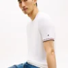 New York Label Knit Tipped T-Shirt New York Label Knit Tipped T-Shirt