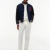 New York Label Mixed Media Jacket