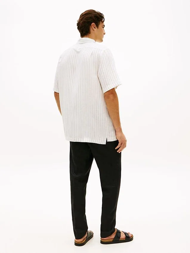 New York Label Relaxed Linen-Blend Shirt New York Label Relaxed Linen-Blend Shirt