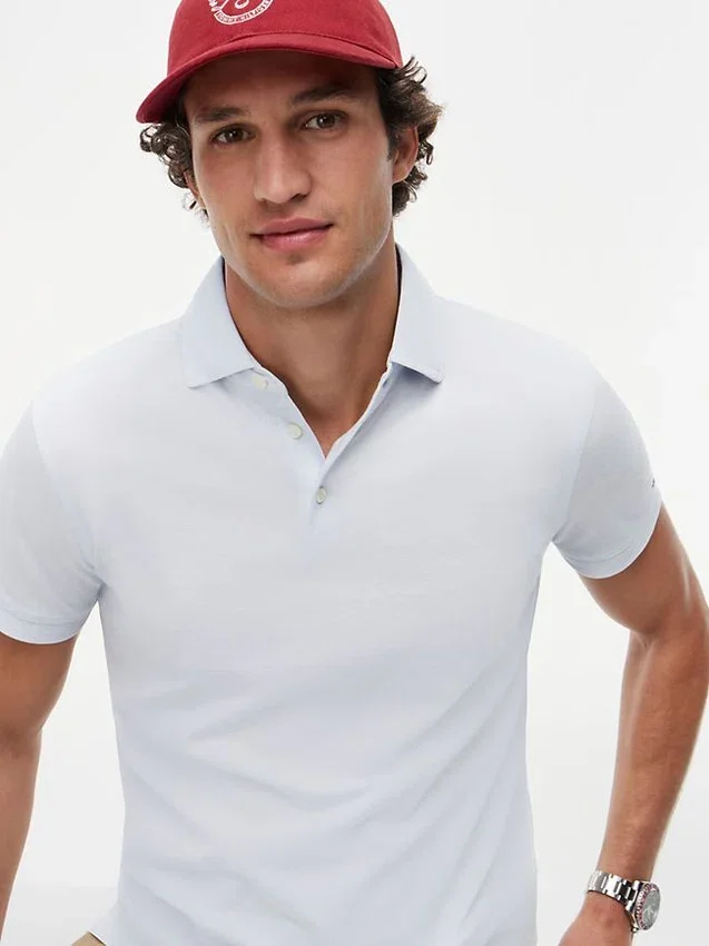 New York Label Slim Fit Mercerized Polo New York Label Slim Fit Mercerized Polo
