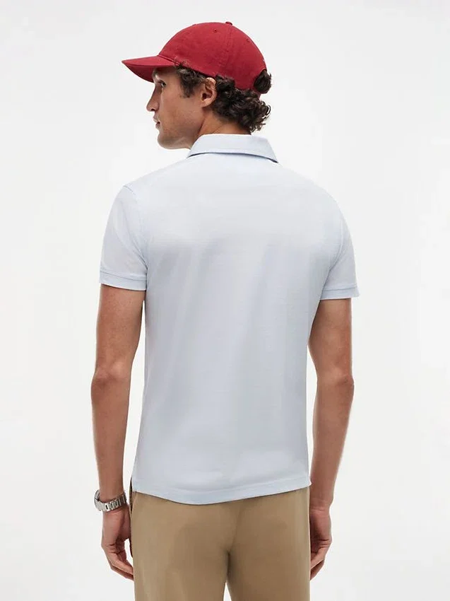 New York Label Slim Fit Mercerized Polo New York Label Slim Fit Mercerized Polo
