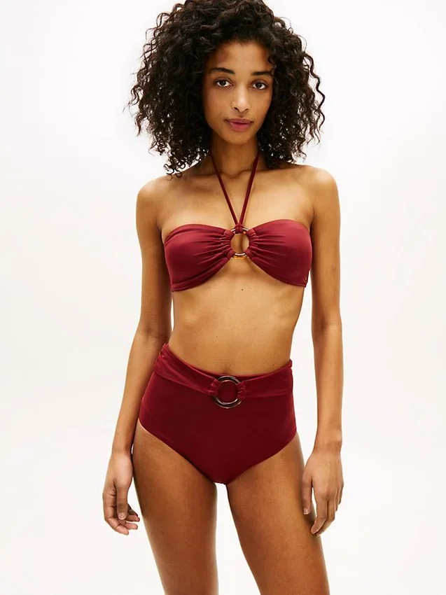 O-Ring Halter Bandeau Bikini Top O-Ring Halter Bandeau Bikini Top