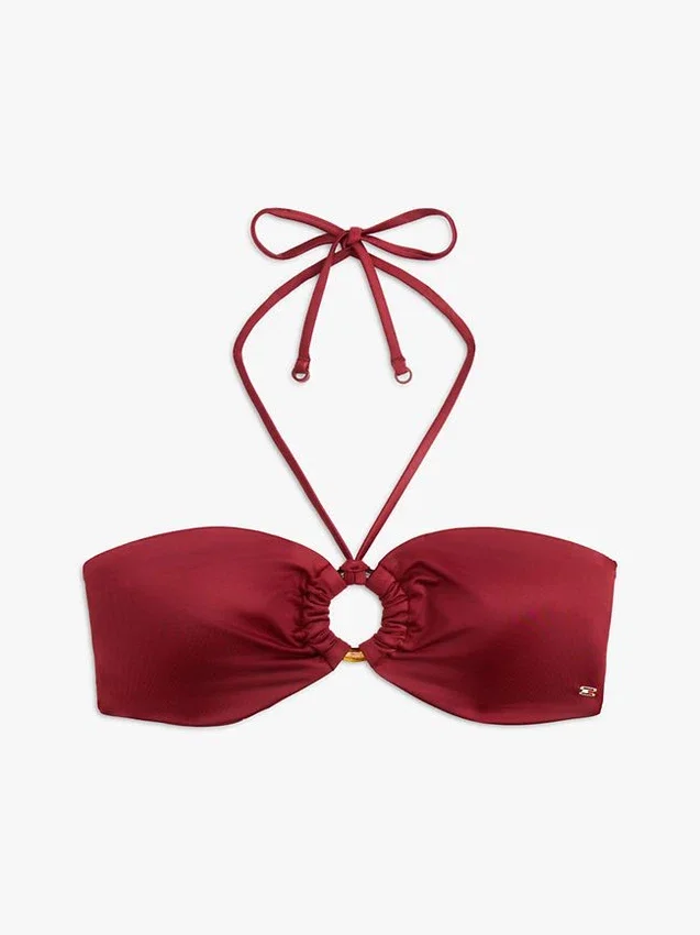 O-Ring Halter Bandeau Bikini Top O-Ring Halter Bandeau Bikini Top