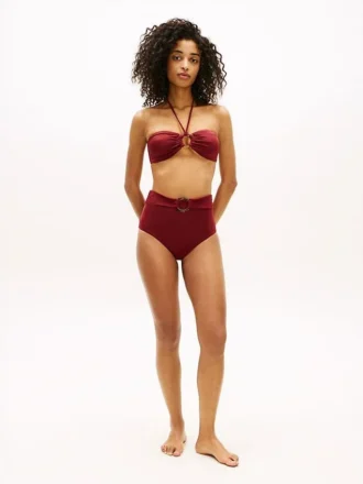 O-Ring High-Rise Bikini Bottom