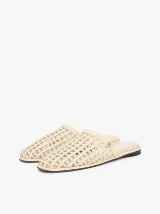 Open-Weave Flat Mule