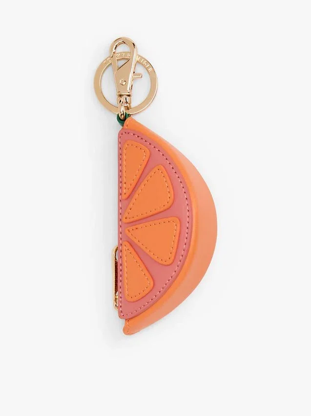 Orange Wedge Coin Purse Bag Charm Orange Wedge Coin Purse Bag Charm
