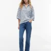 Oversized Fit Striped Polo Oversized Fit Striped Polo