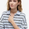 Oversized Fit Striped Polo Oversized Fit Striped Polo