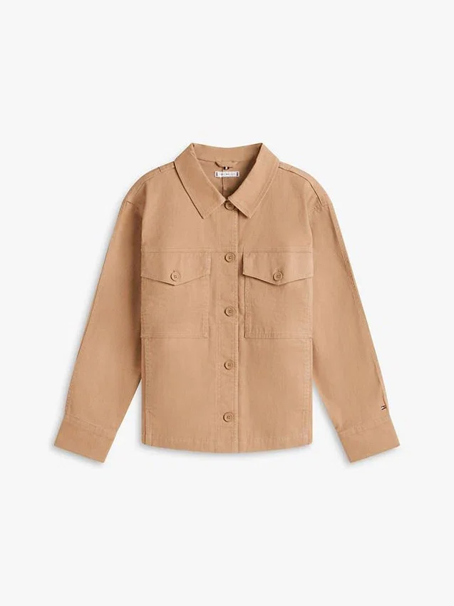 Oversized Twill Utility Shirt Jacket Oversized Twill Utility Shirt Jacket