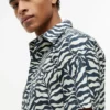 Palm Leaf Print Paper-Touch Shirt Palm Leaf Print Paper-Touch Shirt