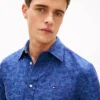 Palm Print Jacquard Shirt Palm Print Jacquard Shirt
