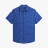 Palm Print Jacquard Shirt Palm Print Jacquard Shirt