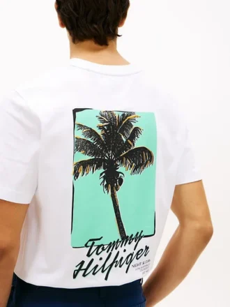 Palm Tree Back Graphic T-Shirt