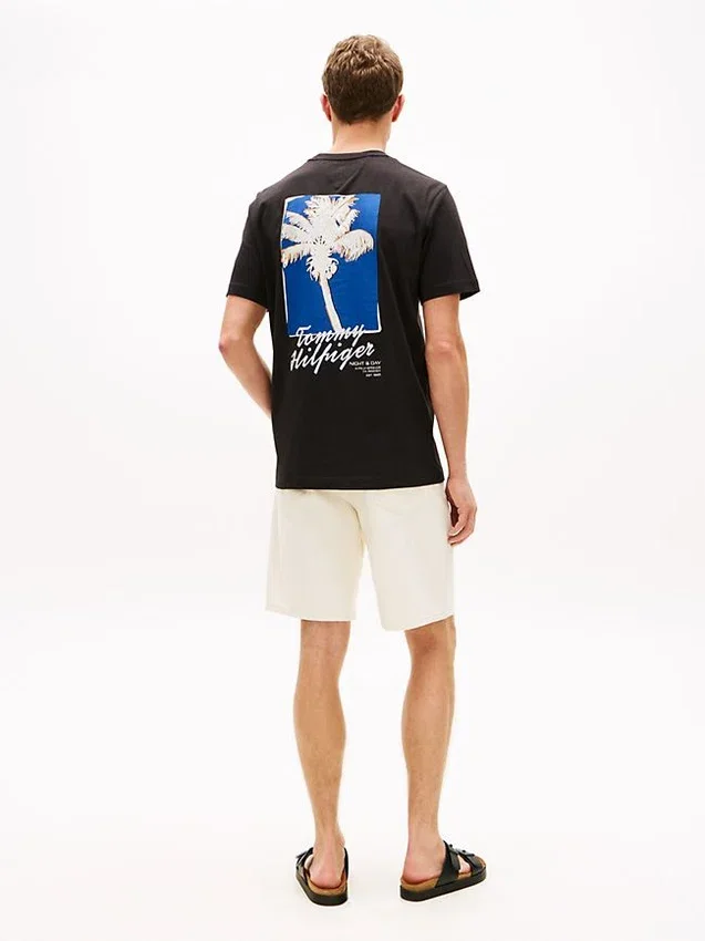 Palm Tree Back Graphic T-Shirt Palm Tree Back Graphic T-Shirt