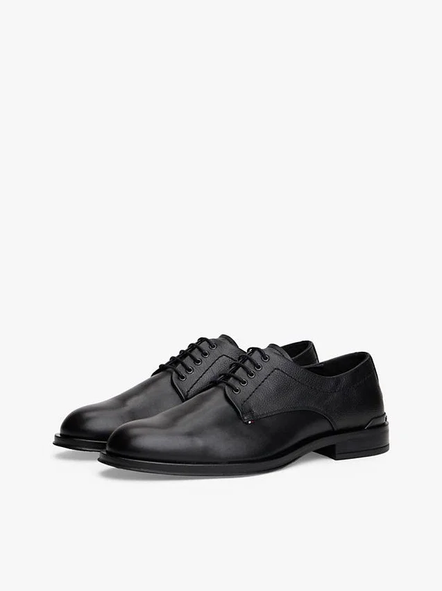 Paneled Leather Derby Shoe Paneled Leather Derby Shoe